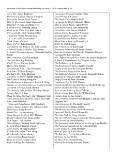 1st to Die, James Patterson Portrait of a Killer, Patricia Cornwell