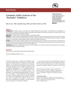 Computer-Aided Analysis of the &ldquo;Beautiful&rdquo; Umbilicus