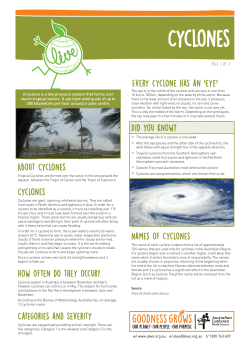 Cyclones - Australian Lutheran World Service