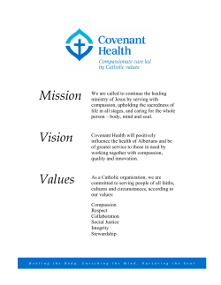 ission, Values, Vision