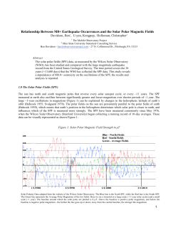 Manuscript Revision - Space Weather News