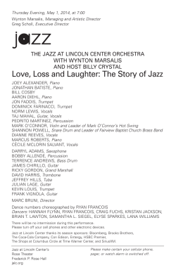 Love, Loss and Laughter: The Story of Jazz