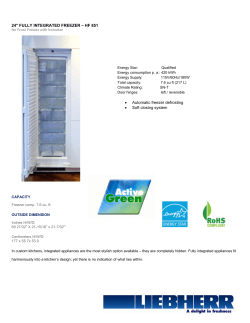 60cm or 24" FULLY INTEGRATED APPLIANCES | HC 1050