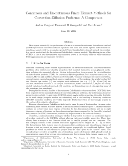Continuous and Discontinuous Finite Element Methods for