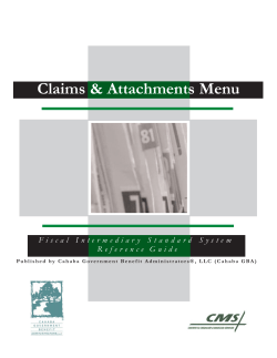 Claims and Attachments