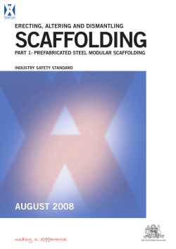 Erecting, Alerting and Dismantling: Industry Safety