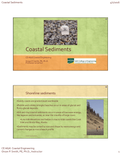 Coastal Sediments