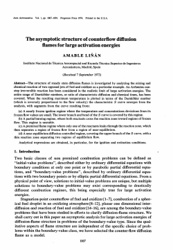The asymptotic structure of counterflow diffusion flames for large