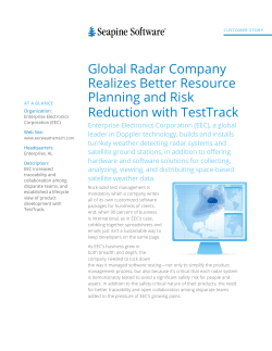 Global Radar Company Realizes Better