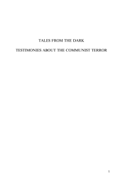 tales from the dark testimonies about the communist terror