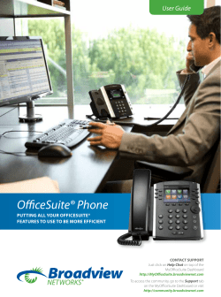 OfficeSuite&reg; Phone - Broadview Networks