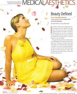 Beauty Defined - Dr. Matthew Schulman
