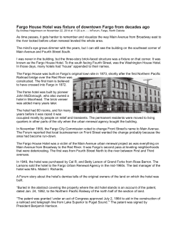 Fargo House Hotel was fixture of downtown Fargo from decades ago