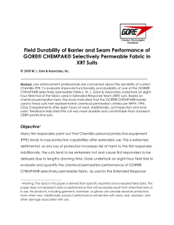 Read an overview of the wear trial and our testing results - Gore-Tex