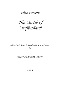 The Castle of Wolfenbach new web version