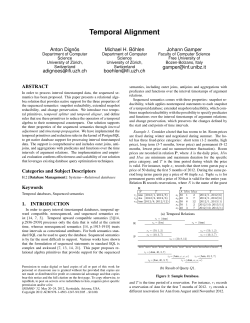 Temporal Alignment