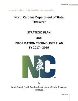 2017-2019 Dept. and IT Strategic Plan