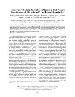 Temperature Scaling Anomalies in Quantum Hall Plateau