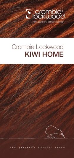 KIWI HOME - Crombie Lockwood