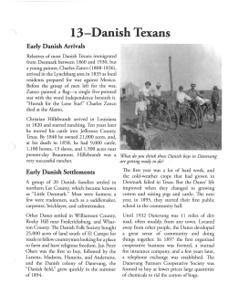 13-Danish Texans - Institute of Texan Cultures