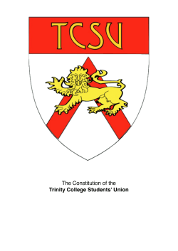 TCSU constitution