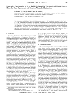 Dissociative Chemisorption of N2 on Ru(001)
