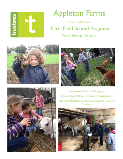 program brochure - The Trustees of Reservations