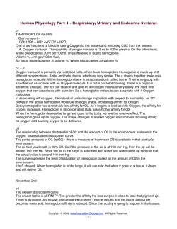 Human Physiology Part 3 - Respiratory, Urinary