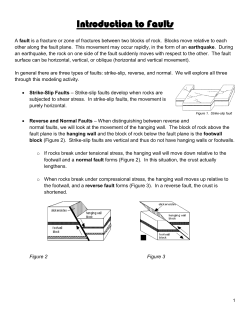 Introduction to Faults