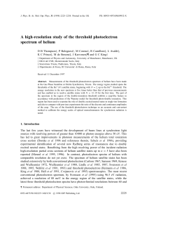 A high-resolution study of the threshold photoelectron