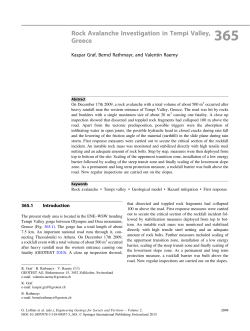 Rock Avalanche Investigation in Tempi Valley, Greece | SpringerLink