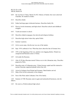 RG.50.120 #149 SHUB, BARUCH 0.04 He was born in Vilnus