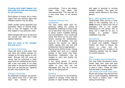 Knowing what might happen can help make this time less worrying