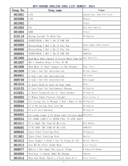 MTV-5000HD ENGLISH SONG LIST NEWEST