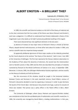 albert einstein – a brilliant thief