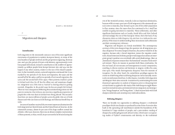 Migration and diaspora