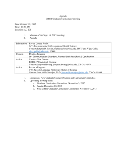 Agenda