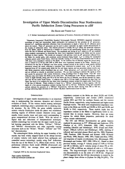 Investigation of upper mantle discontinuities near Northwestern