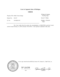 Full Text Opinion - State Bar of Michigan