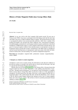 History of Solar Magnetic Fields since George Ellery Hale