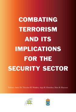 combating terrorism and its implications for the security sector