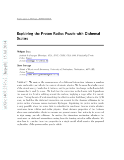 Explaining the Proton Radius Puzzle with Disformal Scalars