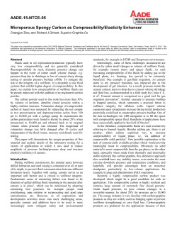 AADE-15-NTCE-05 Microporous Spongy Carbon as Compressibility