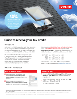 Manufacturers Certification Statement