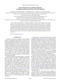 Crumpling transition and Poisson ratio of the flat phase