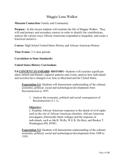 Maggie Walker - Maryland State Department of Education