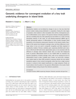 Genomic evidence for convergent evolution of a key trait underlying