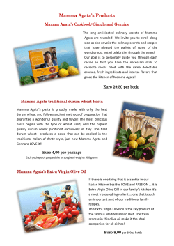 Mamma Agata`s Products