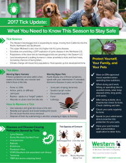 2017 Tick Update: What You Need to Know This Season to Stay Safe