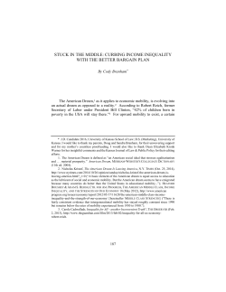 stuck in the middle: curbing income inequality with the better bargain